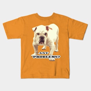 Angry bulldog Kids T-Shirt